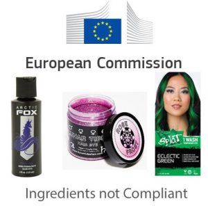 non compliant hair dyes in EU