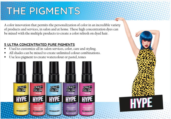 Crazy Color Power – Choose Base, Add Pigment and create!