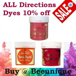 Directions Dyes 10% off
