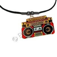 Beatbox Red Necklace