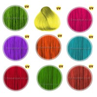 UV Reactive Hair Dye