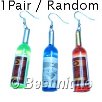 Wine Bottle Earrings