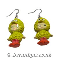 Baby Big Bird Earrings - Click Image to Close