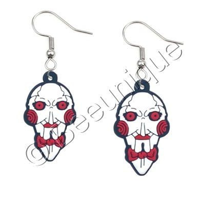 Saw Rubber Earrings - Click Image to Close