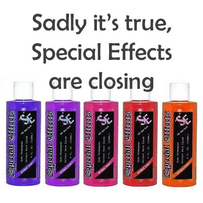 Special Effects are Closing!