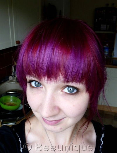 Crazy Color Aubergine Hair Dye Photo