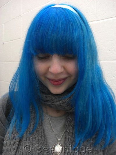 Crazy Color Sky Blue Hair Dye Photo