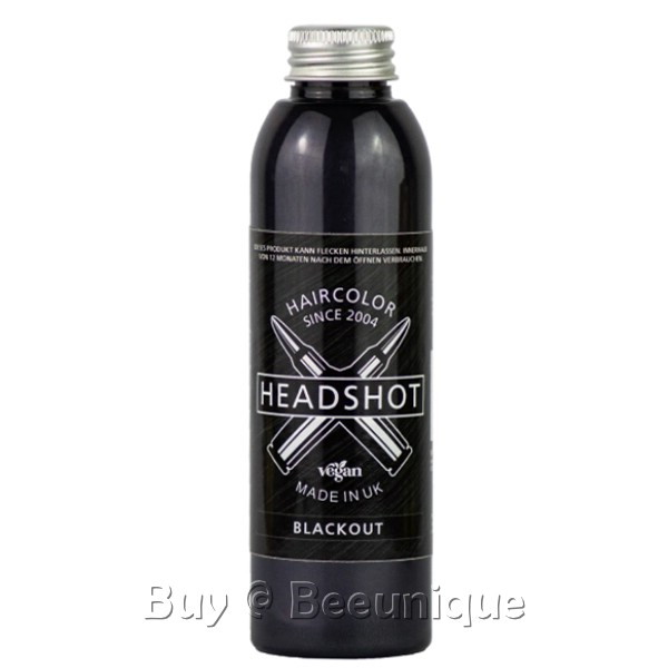 Headshot Blackout Hair Dye Bottle