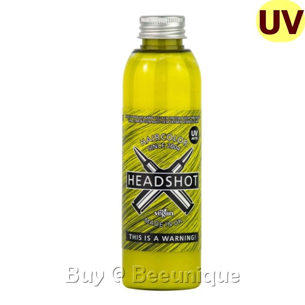 Headshot This Is A Warning UV Hair Dye Bottle