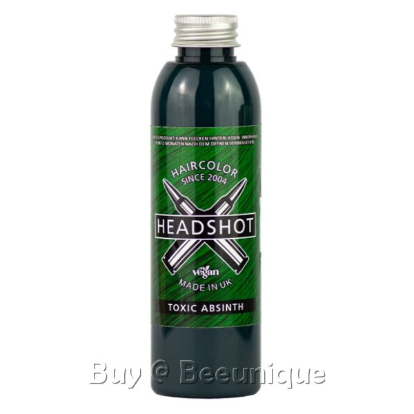 Headshot Toxic Absinth Hair Dye Bottle