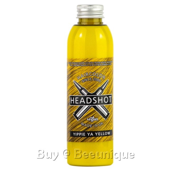 Headshot Yippie Ya Yellow Hair Dye Bottle