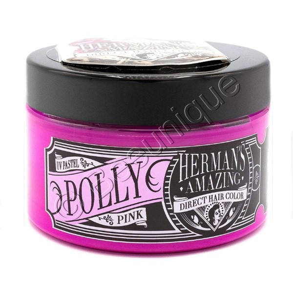 Hermans Polly Pink UV Hair Dye Tub