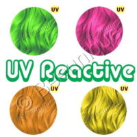 UV Reactive Hair Dye